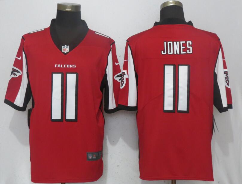 Men Atlanta Falcons 11 Jones Red Nike Vapor Untouchable Limited Playe NFL Jerseys